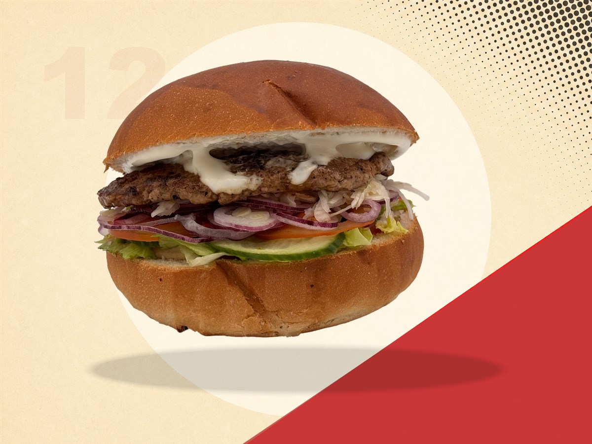 Retró Burger – sertéshúspogácsa